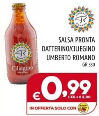SALSA PRONTA DATTERINO/CILIEGINO UMBERTO ROMANO GR 330