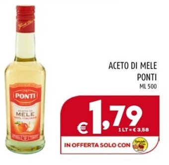 ACETO DI MELE PONTI ML 500
