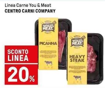 Iper La Grande Linea Carne You & Meat CENTRO CARNI COMPANY offerta