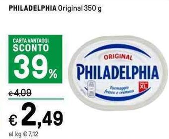 Iper La Grande PHILADELPHIA Original 350 g offerta