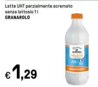Iper La Grande Latte UHT parzialmente scremato senza lattosio 1L GRANAROLO offerta