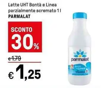 Iper La Grande Latte UHT Bontà e Linea parzialmente scremato 1L PARMALAT offerta