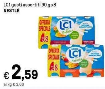 Iper La Grande LC1 gusti assortiti 90 g x8 NESTLÉ offerta