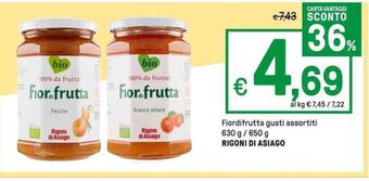 Iper La Grande Fiordifrutta gusti assortiti 630 g / 650 g RIGONI DI ASIAGO offerta