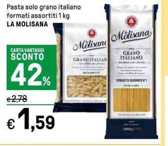 Pasta solo grano italiano formati assortiti 1 kg LA MOLISANA