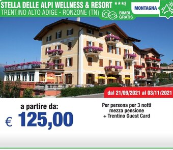 MD Viaggi STELLA DELLE ALPI WELLNESS & RESORT offerta