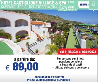 MD Viaggi HOTEL CASTIGLIONE VILLAGE & SPA *** offerta