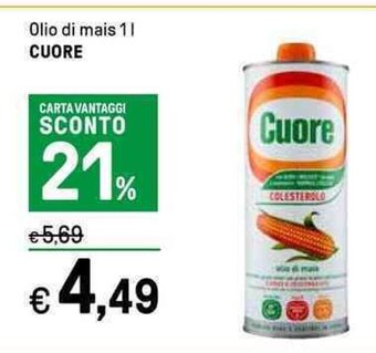 Iper La Grande Olio di mais 11 CUORE offerta
