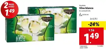 Lidl Vesoletto Vino bianco 2x 0,75l offerta