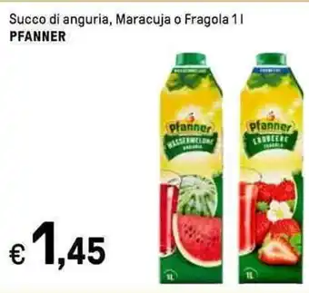Iper La Grande Succo di anguria, Maracuja o Fragola 1L PFANNER offerta