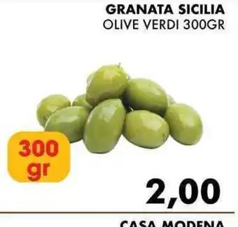 GRANATA SICILIA OLIVE VERDI 300GR