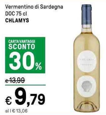 Iper La Grande Vermentino di Sardegna DOC 75 cl CHLAMYS offerta