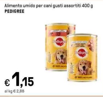 Iper La Grande Alimento umido per cani gusti assortiti 400 g PEDIGREE offerta