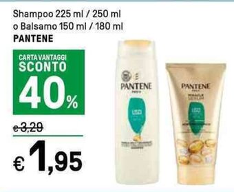Iper La Grande Shampoo 225 ml / 250 ml o Balsamo 150 ml / 180 ml PANTENE offerta