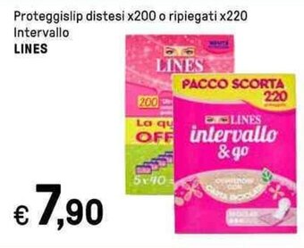 Iper La Grande Proteggislip distesi x200 o ripiegati x220 Intervallo LINES offerta