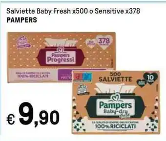 Iper La Grande Salviette Baby Fresh x500 o Sensitive x378 PAMPERS offerta