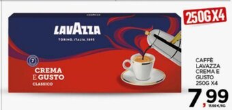 Interspar CAFFE LAVAZZA CREMA E GUSTO 250G X4 offerta
