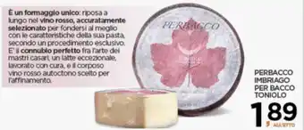 PERBACCO IMBRIAGO PER BACCO TONIOLO