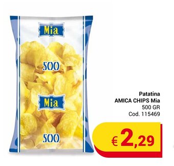 Centro Cash Patatina AMICA CHIPS Mia 500 gr offerta