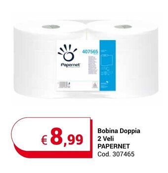 Centro Cash Bobina Doppia 2 Veli PAPERNET offerta