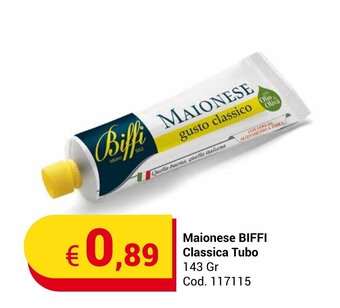 Centro Cash Maionese BIFFI Classica Tubo 143 Gr offerta