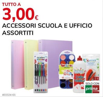 Basko ACCESSORI SCUOLA E UFFICIO ASSORTITI offerta