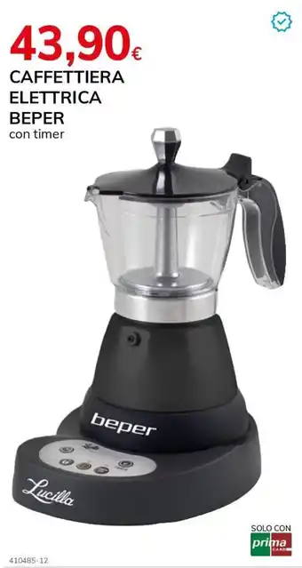 Basko CAFFETTIERA ELETTRICA BEPER con timer offerta