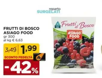 FRUTTI DI BOSCO ASIAGO FOOD gr 300
