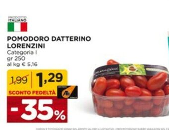 POMODORO DATTERINO LORENZINI Categoria I gr 250