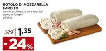 Alì Supermercati ROTOLO DI MOZZARELLA FARCITO offerta