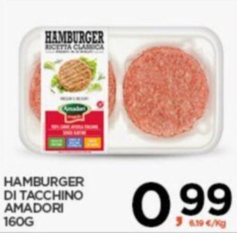 Interspar HAMBURGER DI TACCHINO AMADORI 160G offerta