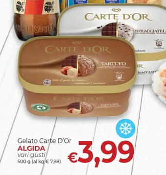 Supermercati Nonna Isa Gelato Carte D'Or ALGIDA vari gusti 500 g offerta