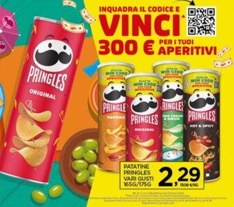 Interspar PATATINE PRINGLES VARI GUSTI 165G/175G offerta