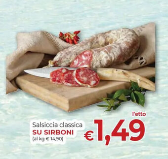 Salsiccia classica SU SIRBONI