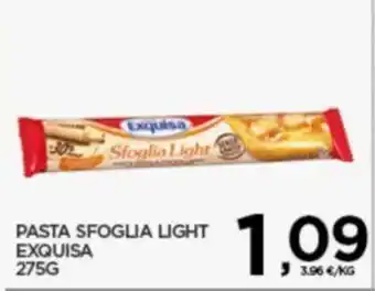 Interspar PASTA SFOGLIA LIGHT EXQUISA 275G offerta