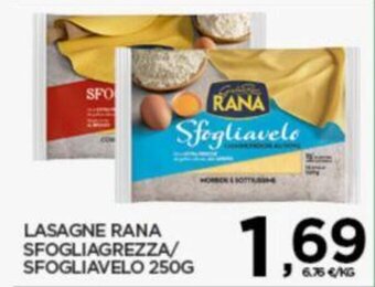 Interspar LASAGNE RANA SFOGLIAGREZZA/ SFOGLIAVELO 250G offerta