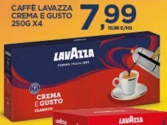 Interspar CAFFÈ LAVAZZA CREMA E GUSTO 250G X4 offerta