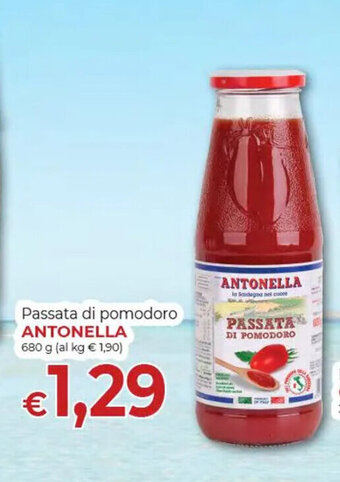 Supermercati Nonna Isa Passata di pomodoro ANTONELLA 680 g offerta