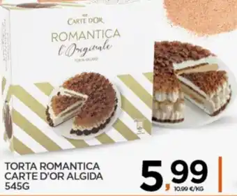 Interspar TORTA ROMANTICA CARTE D'OR ALGIDA 545G offerta