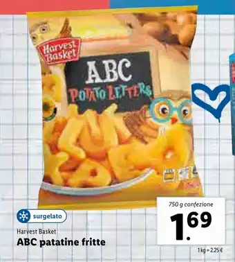 Harvest Basket ABC patatine fritte 750g