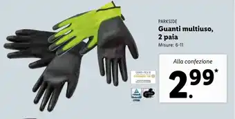 Lidl Parkside Guanti multiuso, 2 paia offerta