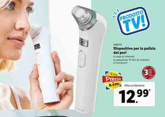Lidl Sanitas Dispositivo per la pulizia dei pori offerta