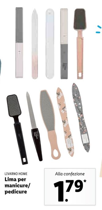 Lidl Livarno Home Lima per manicure/pedicure offerta