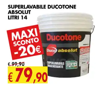 Superlavabile Ducotone Absolut 14 litri