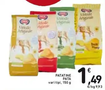 Conad PATATINE PATA vari tipi, 150 g offerta
