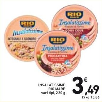 Conad INSALATISSIME RIO MARE vari tipi, 220 g offerta