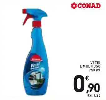 Conad VETRI E MULTIUSO 750 ml offerta