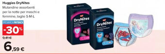 Carrefour Iper Huggies DryNites offerta