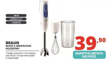 Kenwood mixer a immersione mq3005wh