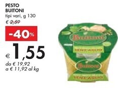 Bennet Buitoni pesto offerta